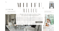 Desktop Screenshot of milieu-mag.com
